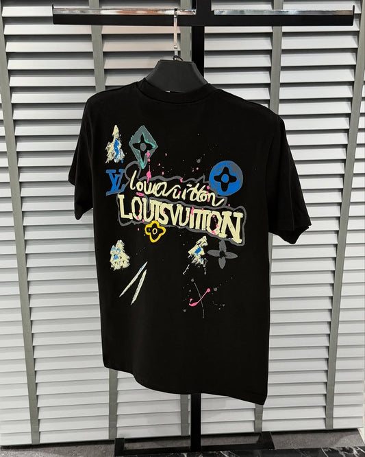 Nueva camiseta con estampado de salpicaduras de tinta