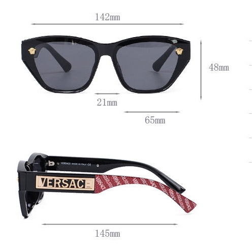Lunettes de soleil d'extérieur avec monture gravée, lettre tendance