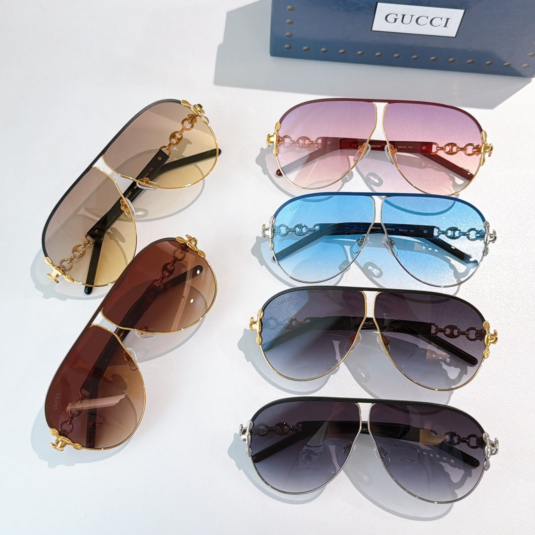 6 Color Rimless Aviator Sunglasses - 2307