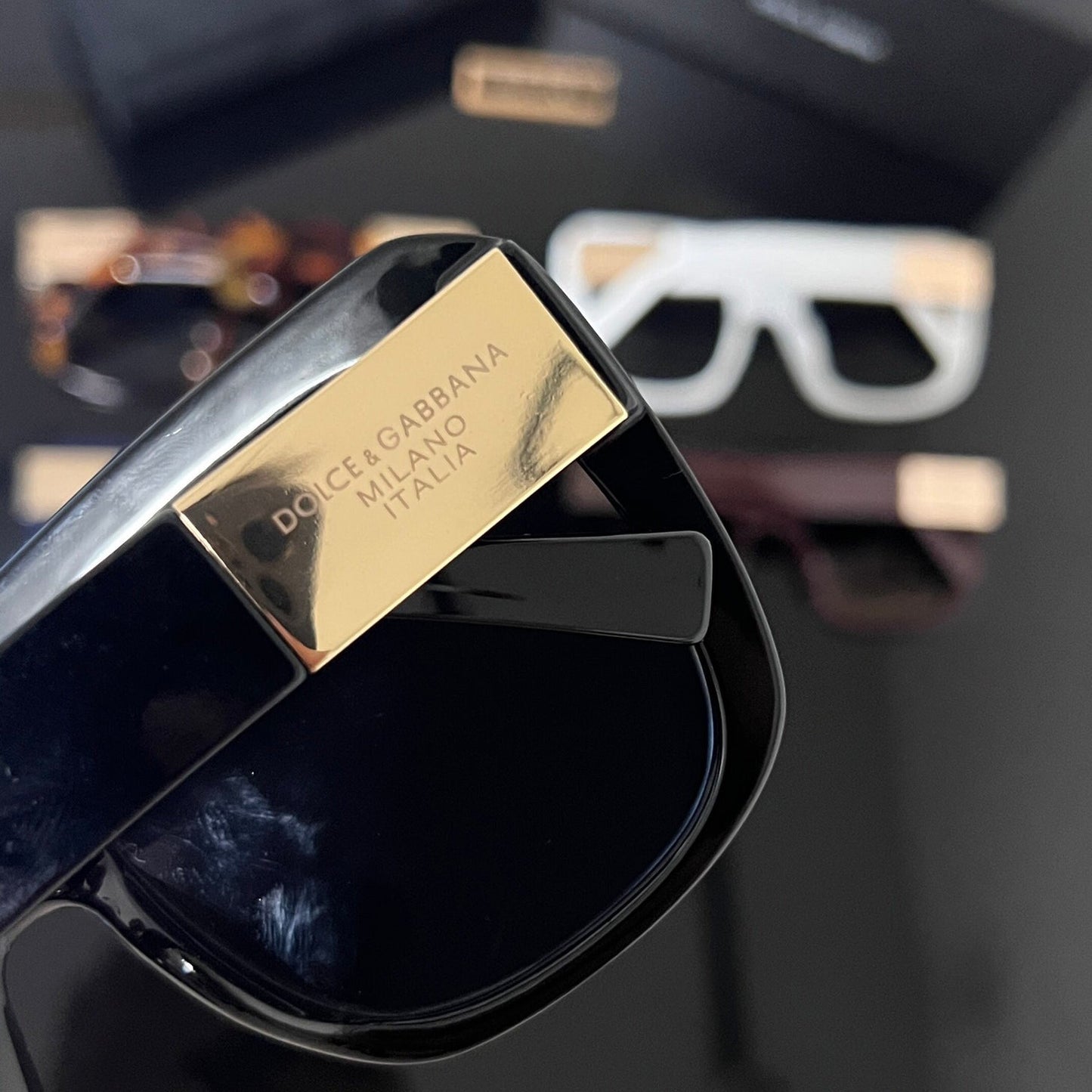 Gafas de sol de moda cuadradas de montura grande