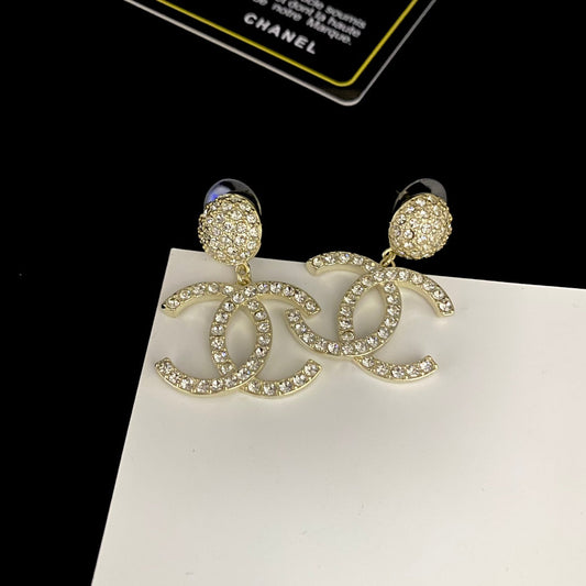Pendientes con el logotipo de Full Diamond Brillante