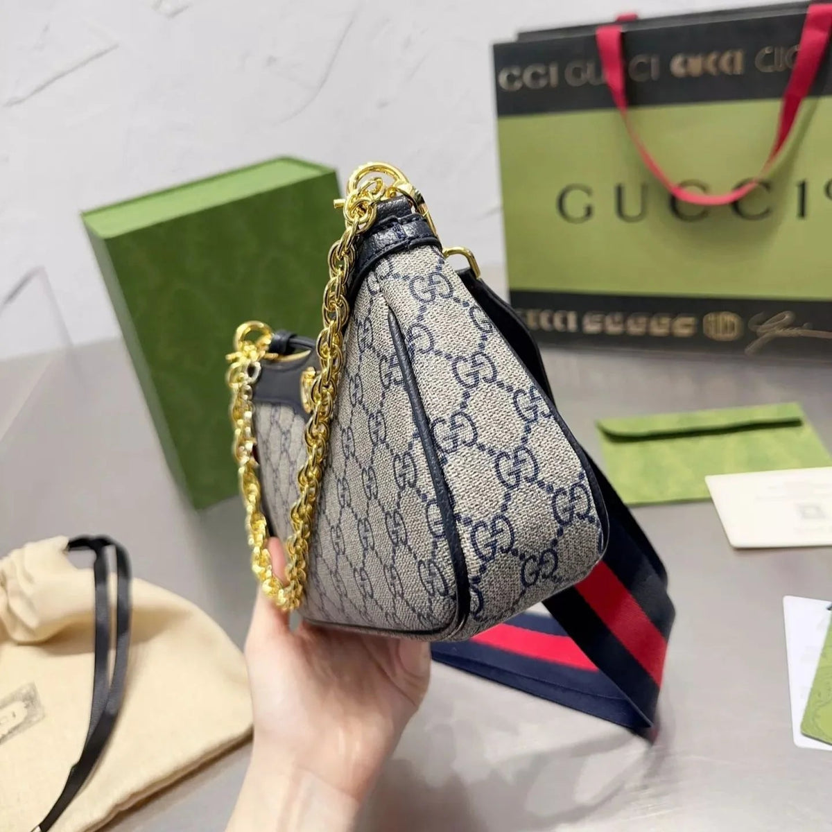 Classic Monogram Shoulder Bag