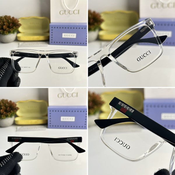 Lunettes unisexes à monture rayée tendance