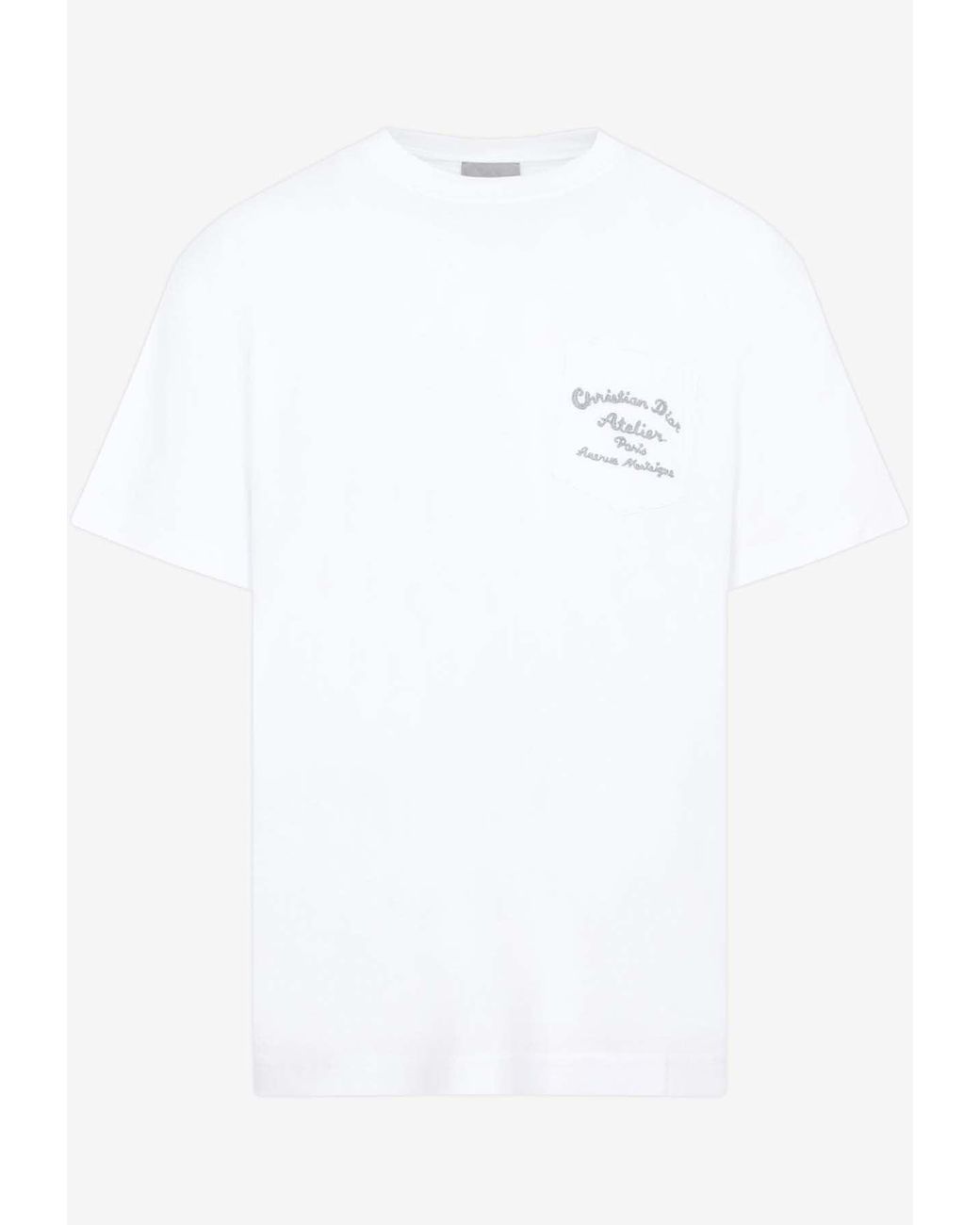 T-shirt col rond blanc