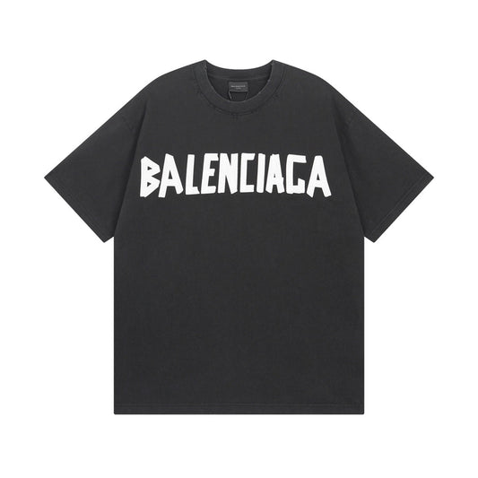 Camiseta clásica estampada con letras