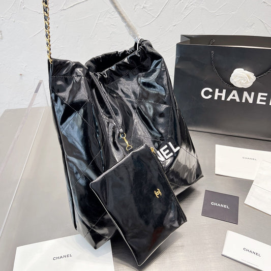 Bolso de compras de cuero de cera de aceite 22s