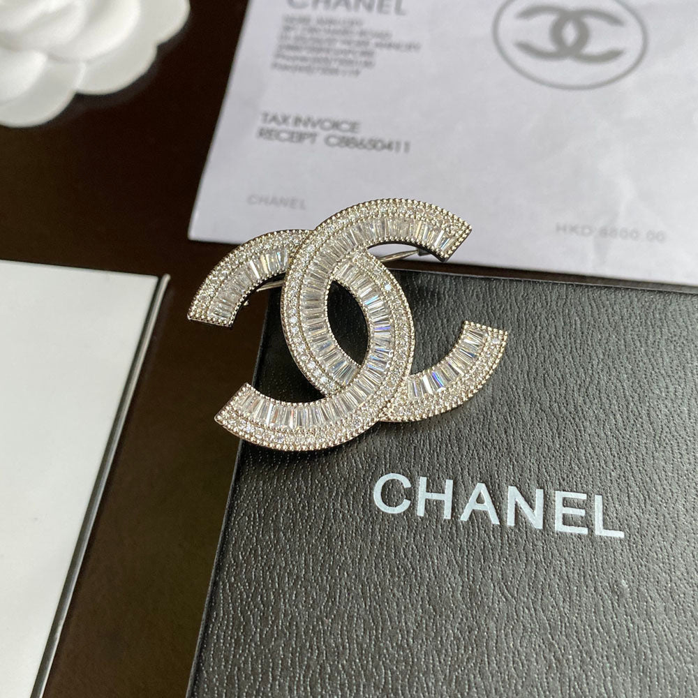 Broche Brillante de Diamantes de Cristal