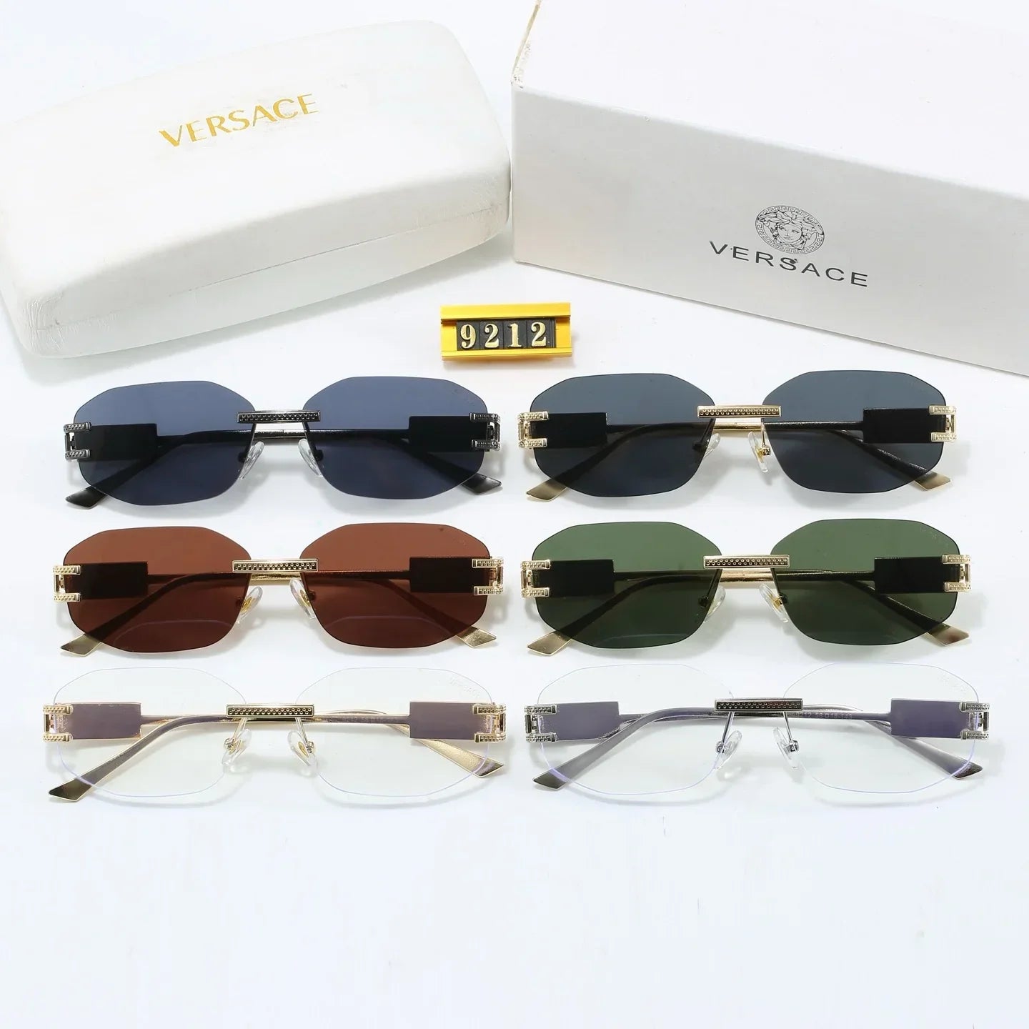 6 couleurs de lunettes de soleil tendance 9212