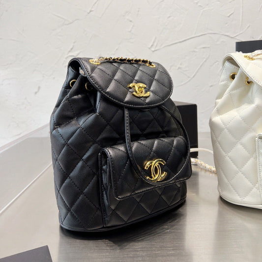 Sac à dos à cordon losange de qualité supérieure