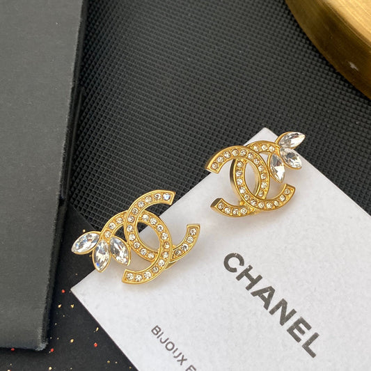 Boucles d'oreilles clous logo Waterdrop Diamond