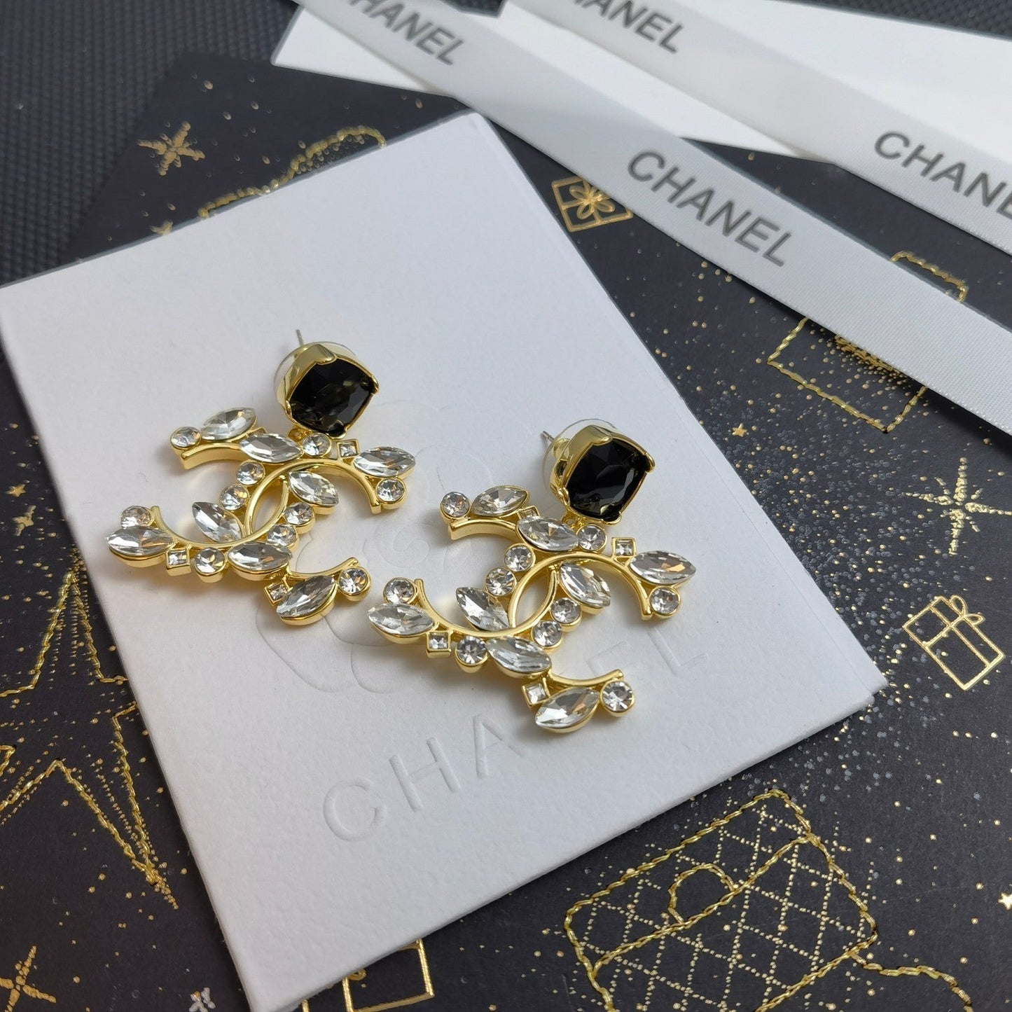 Boucles d'oreilles Diamant Goutte d'eau