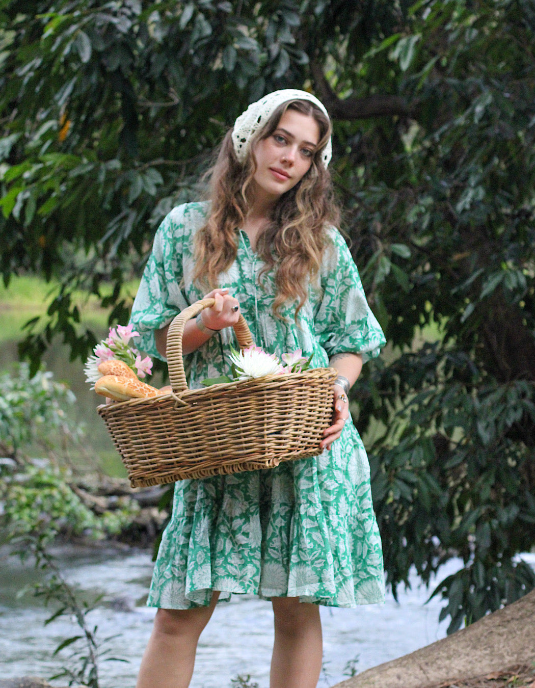 Robe Courte Émeraude Neera - Doublée