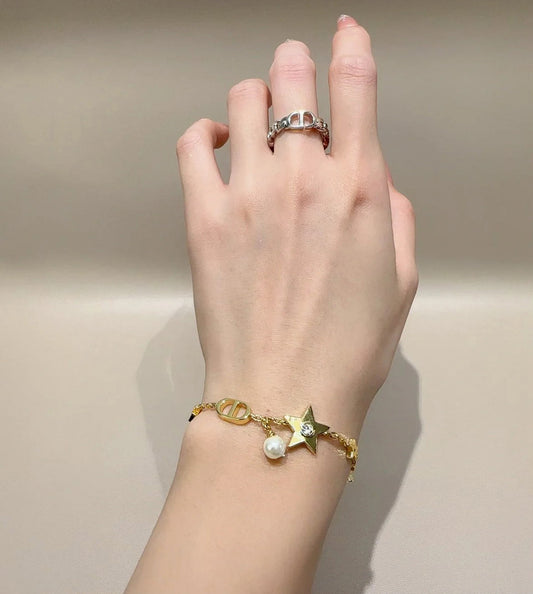 Pulsera de estrella de lujo
