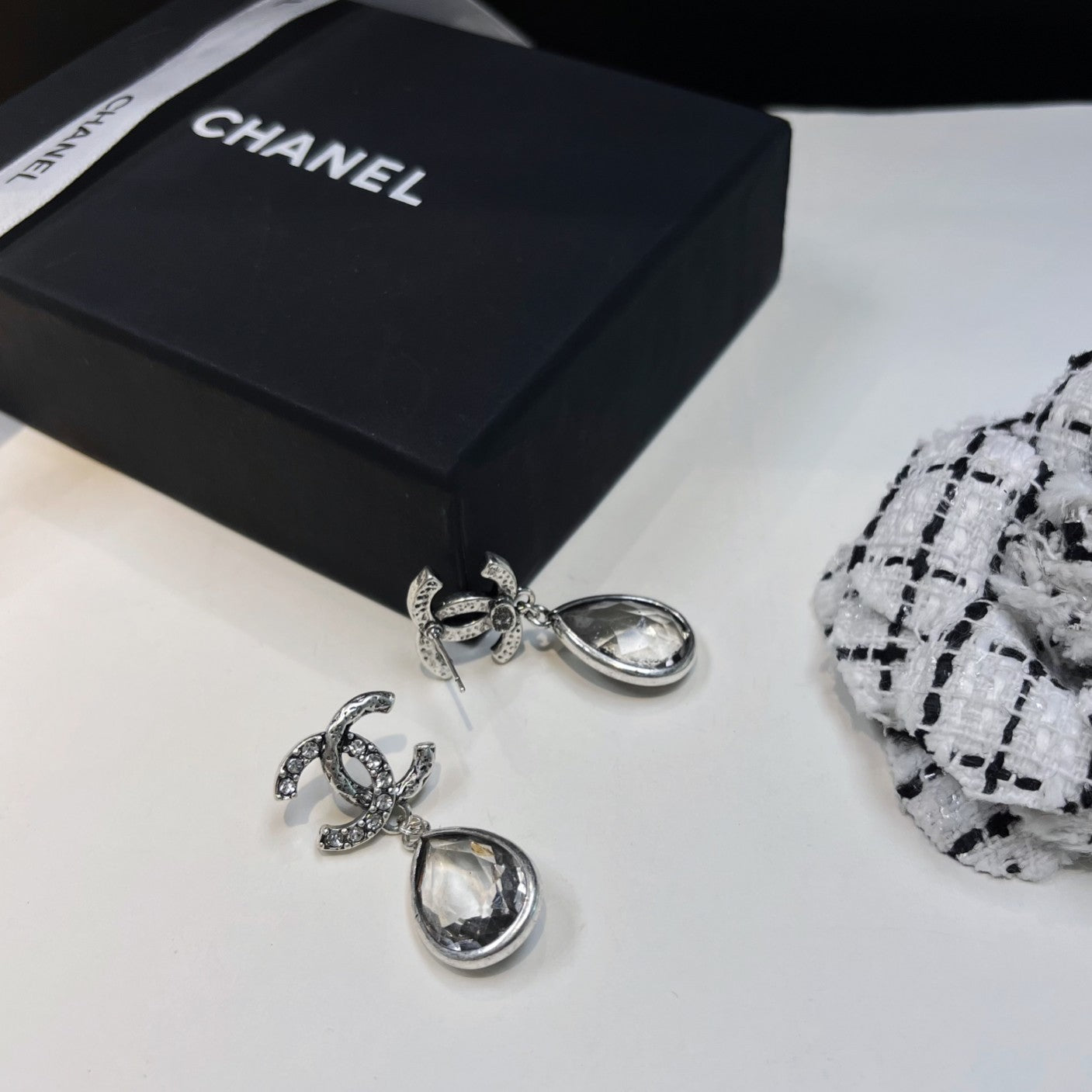 Boucles d'oreilles pendantes en cristal Tempérament