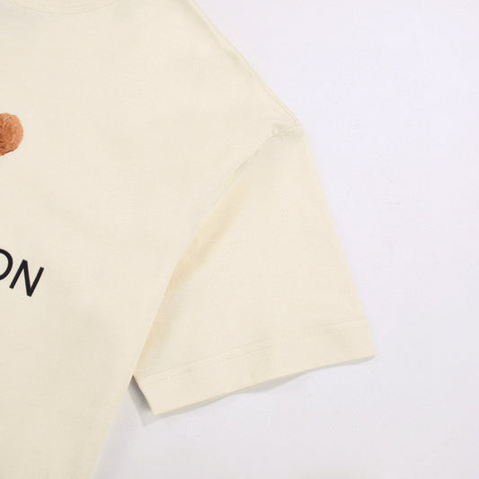 Camiseta de moda con estampado de oso