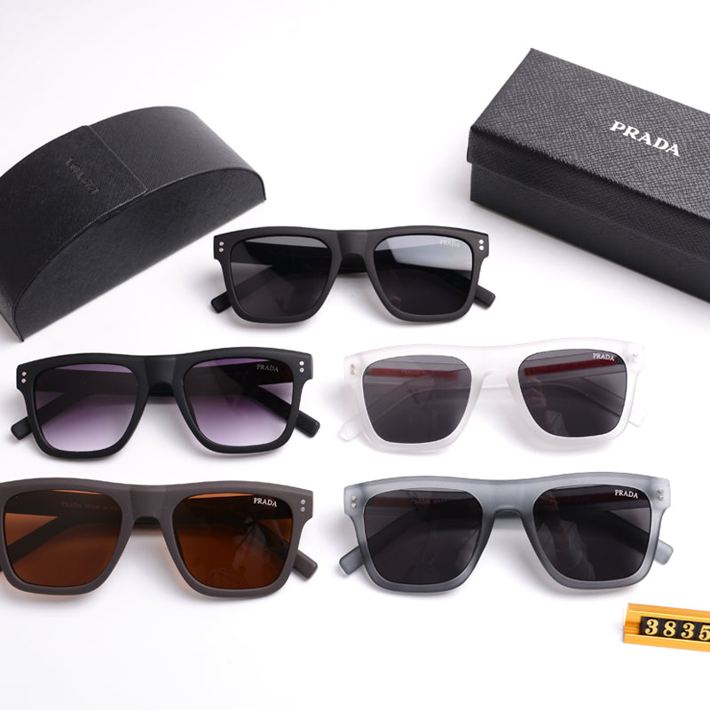 Gafas de sol polarizadas cuadradas clásicas y elegantes