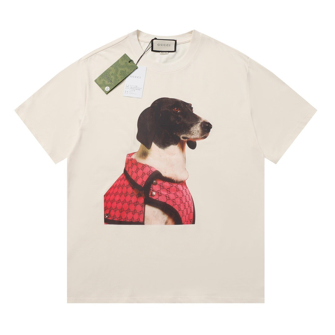 Camiseta con estampado de perro