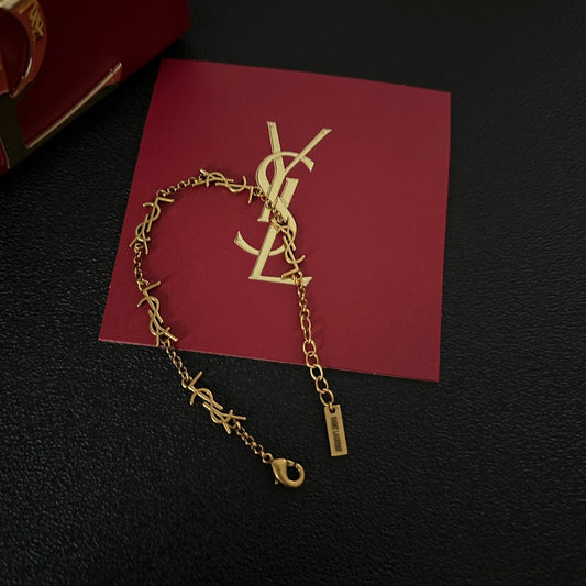 Sencilla pulsera de moda con letras