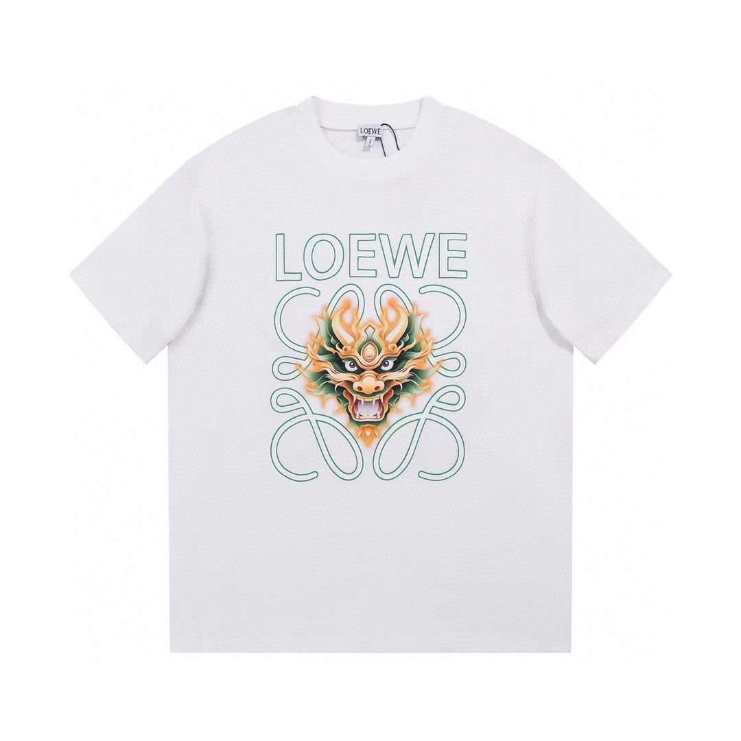 T-shirt imprimé tête de dragon