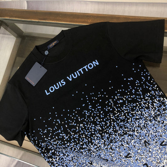 T-shirt imprimé étoile dégradé