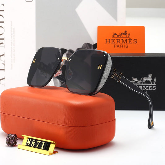 Gafas de sol de moda con montura de diamantes brillantes