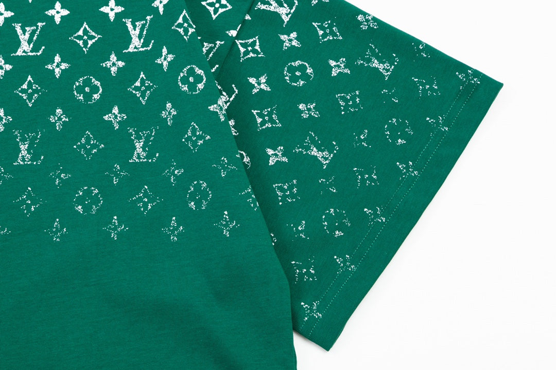 T-shirt monogrammé dégradé