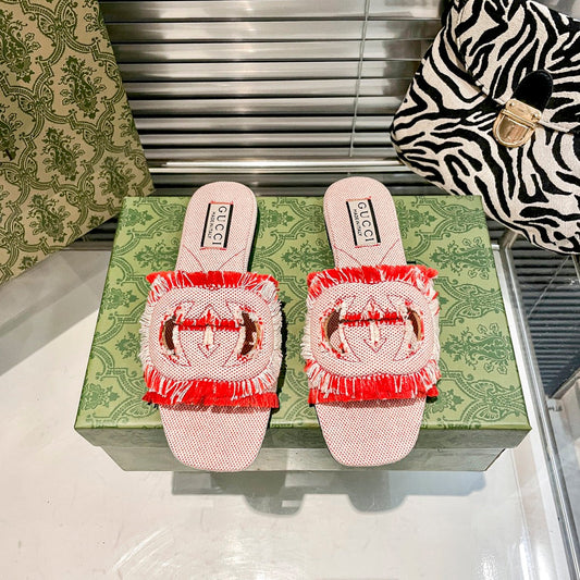 Pantuflas Planas Tassel Hollow G