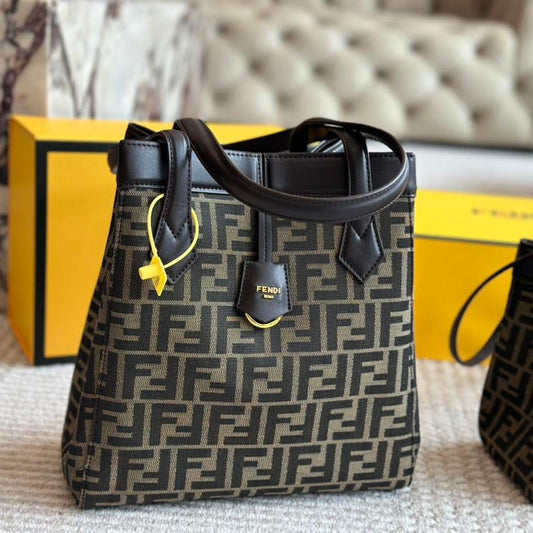 Bolso Cubo Origami con Patrón Retro F