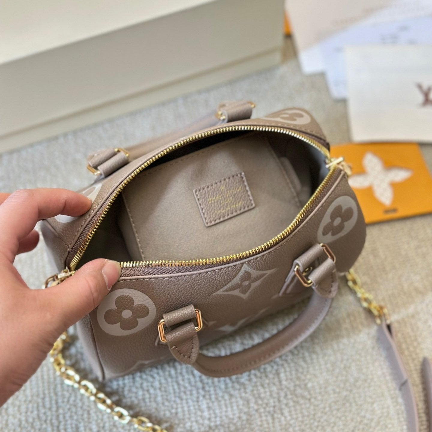 Sac Coussin Speedy 20 Gris
