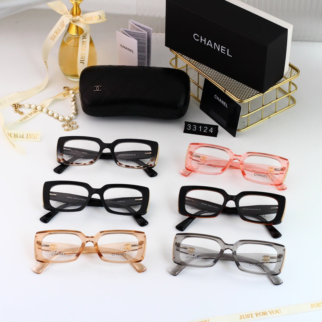 Lunettes de mode à monture épaisse carrée
