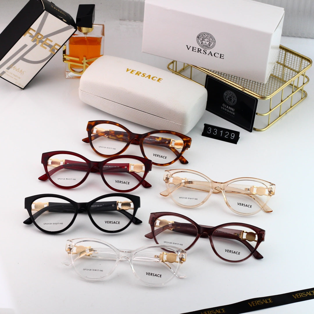 Lunettes rétro œil-de-chat à monture métallique
