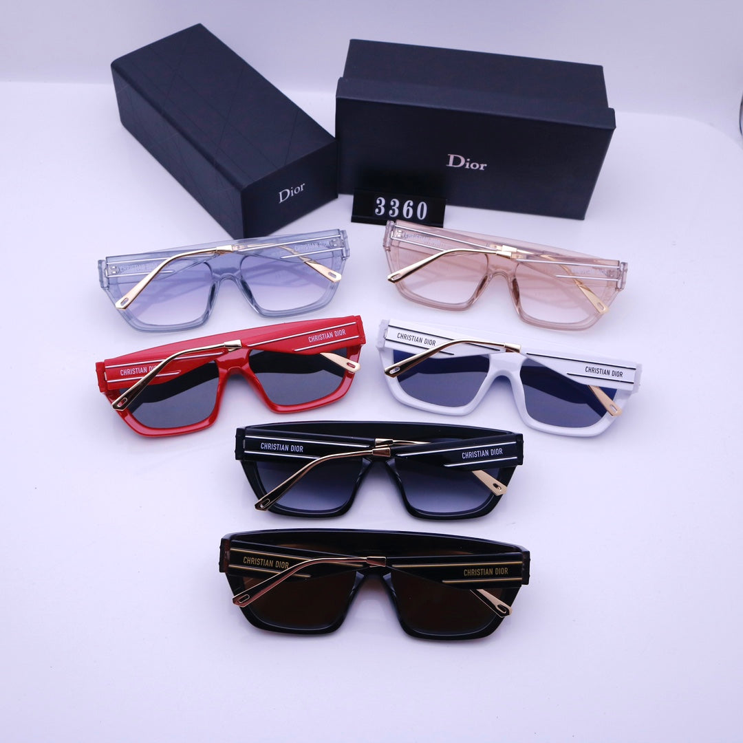 Lunettes de soleil bouclier à la mode