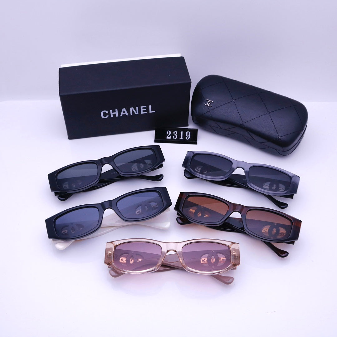 Lunettes de soleil gravées en métal vintage