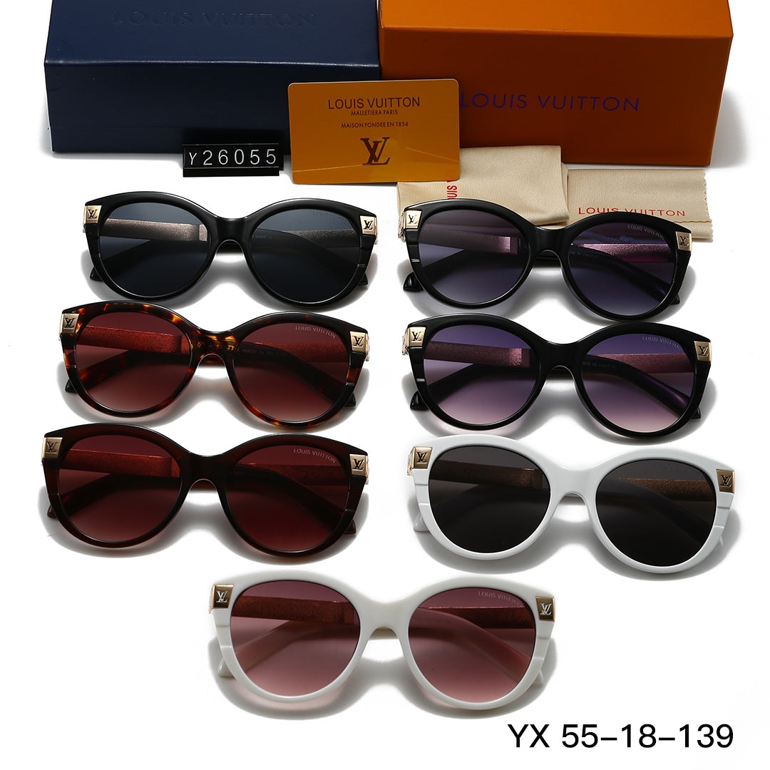 Lunettes de soleil rondes vintage à monture métallique embossée