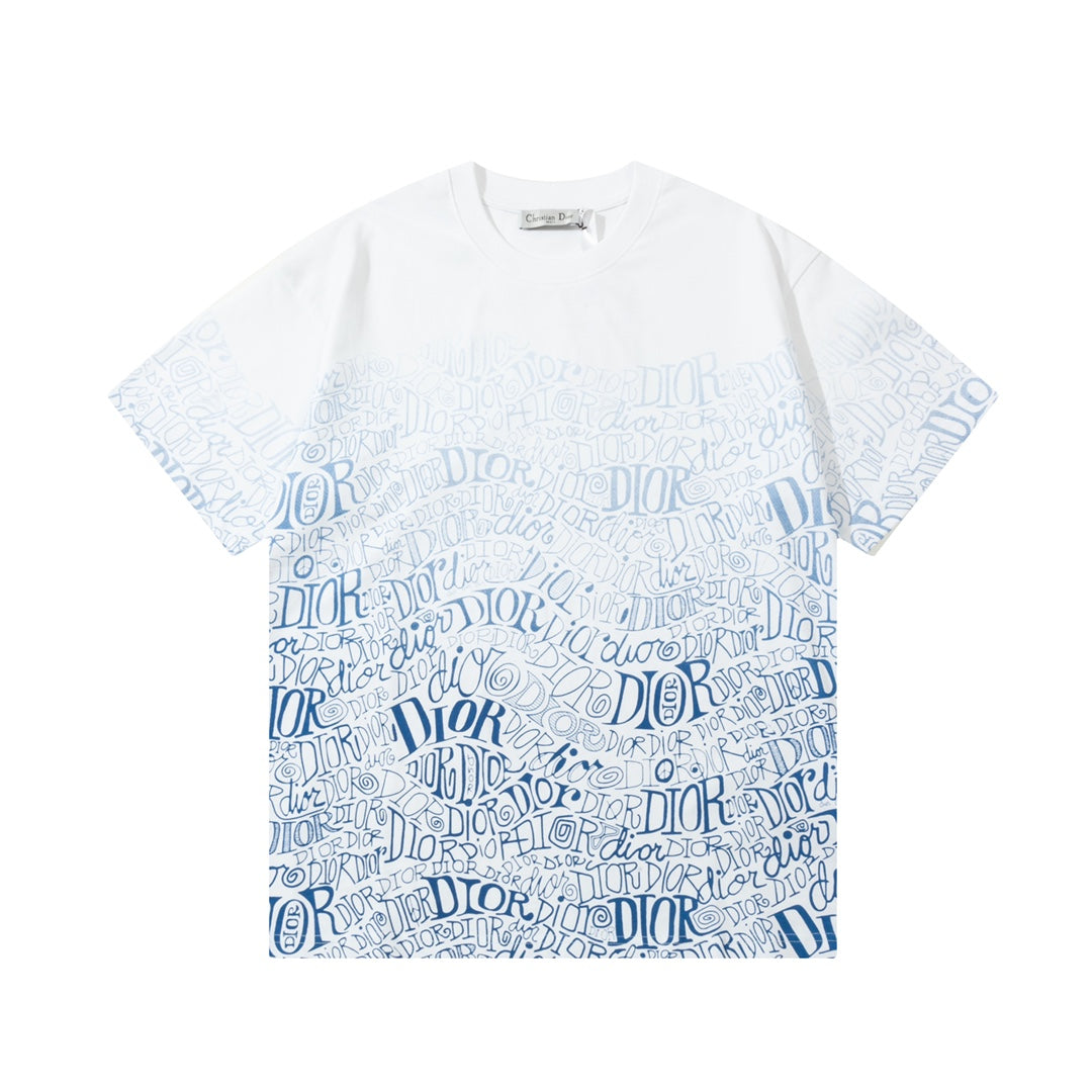 T-shirt avec Imprimé Dégradé par Pulvérisation Directe