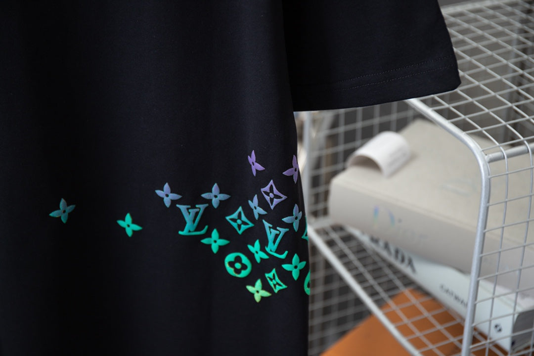 T-shirt presbyte à imprimé dégradé