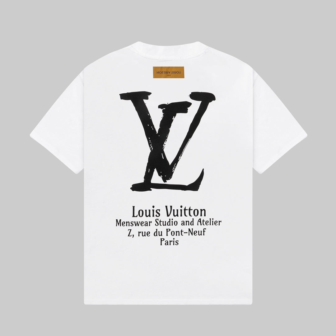 T-shirt imprimé lettres recto verso