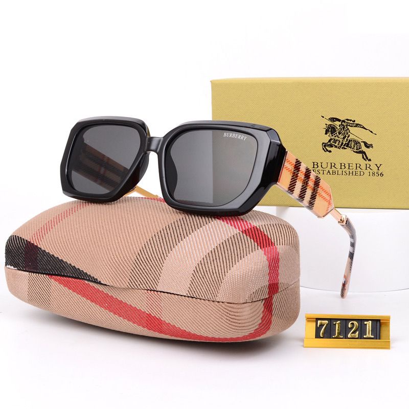 Lunettes de soleil polarisées à carreaux rétro