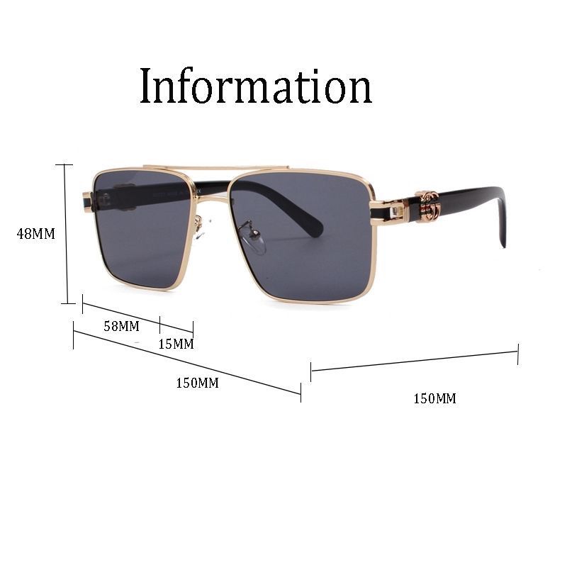 Gafas de sol cuadradas polarizadas unisex G
