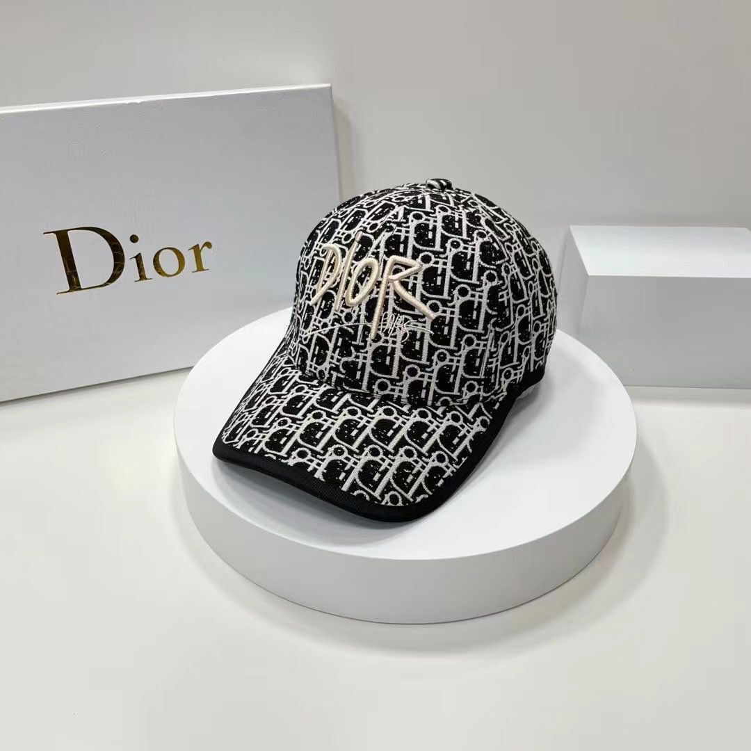 Casquette de Baseball Broderie Lettre D