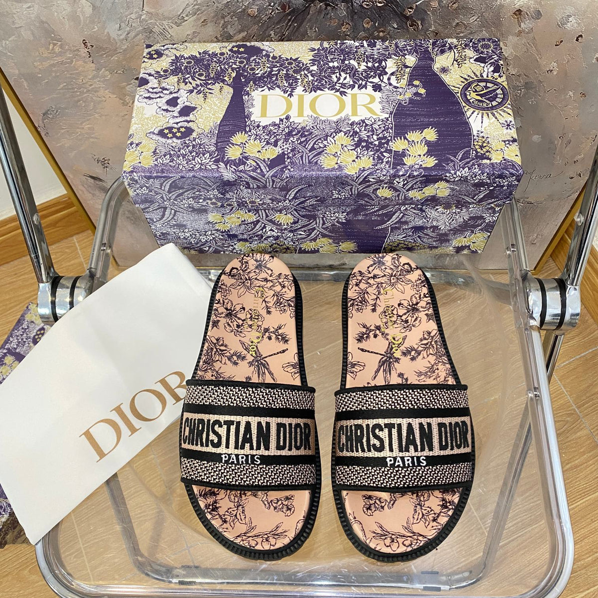 Jacquard Pattern Slippers