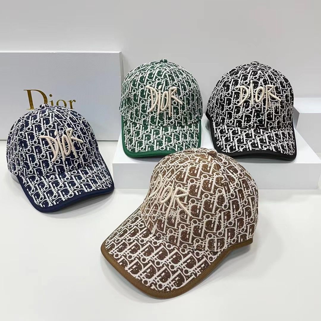 Casquette de Baseball Broderie Lettre D