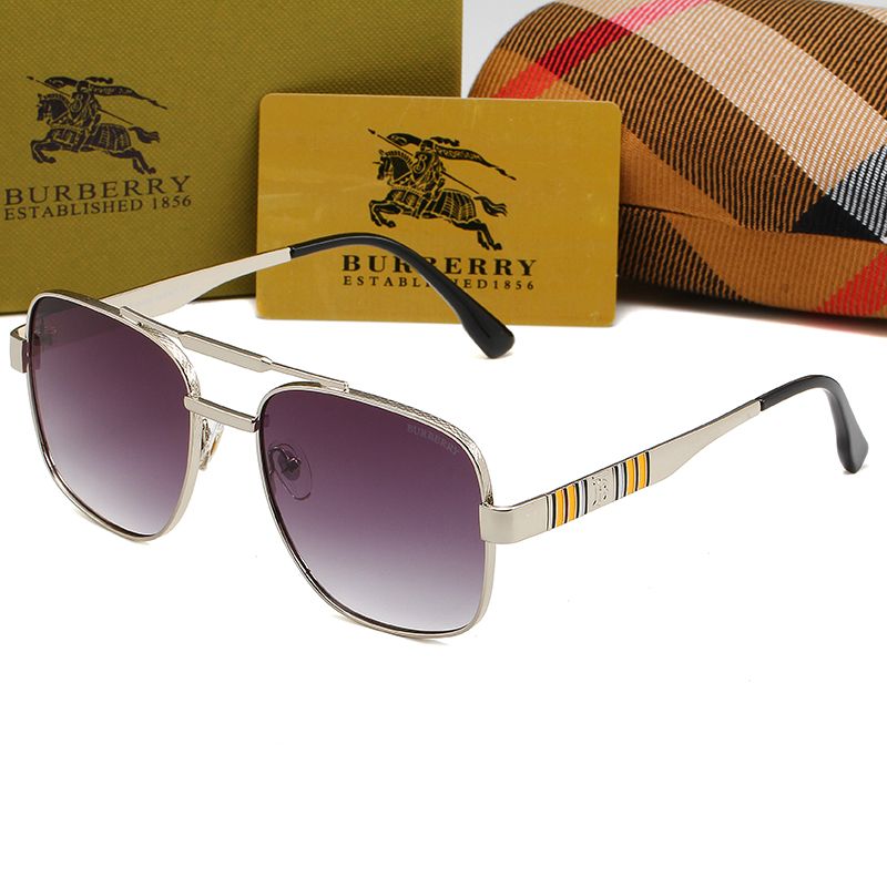 Lunettes de soleil rétro unisexe à double pont