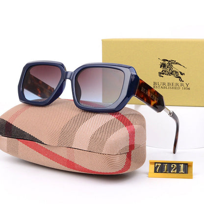 Lunettes de soleil polarisées à carreaux rétro