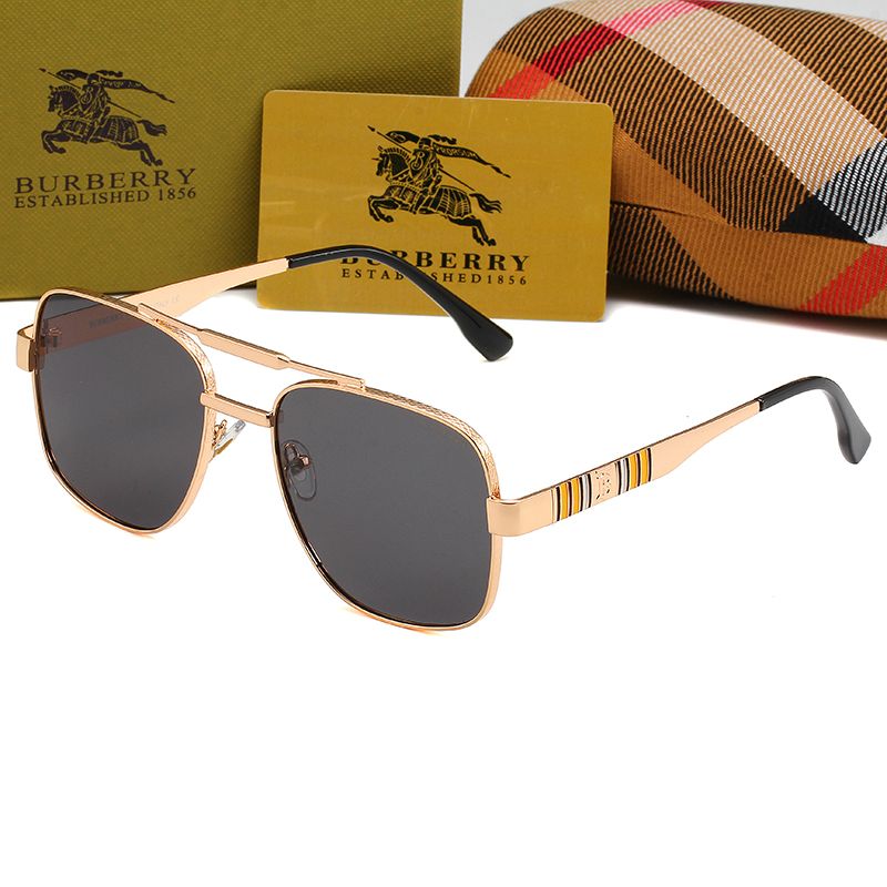 Lunettes de soleil rétro unisexe à double pont