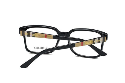 Gafas cuadradas retro de cuadros unisex