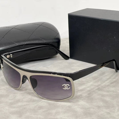 Lunettes de soleil bouclier pour femme
