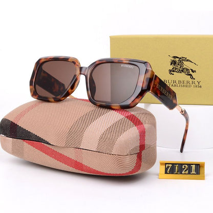 Lunettes de soleil polarisées à carreaux rétro