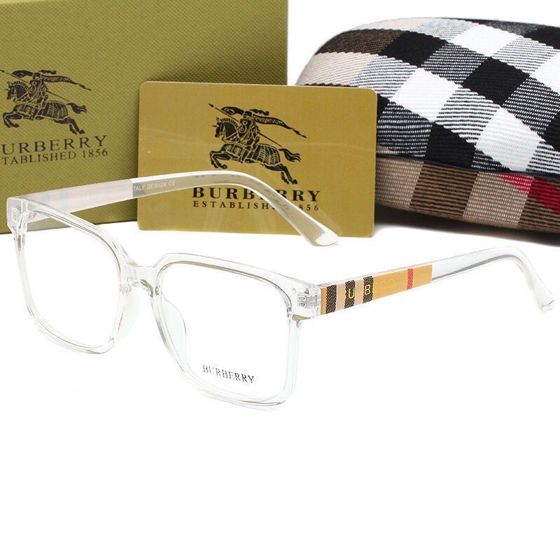Gafas cuadradas retro de cuadros unisex