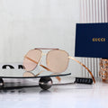 7 Color Classic Double Bridge Aviator Sunglasses - 51003